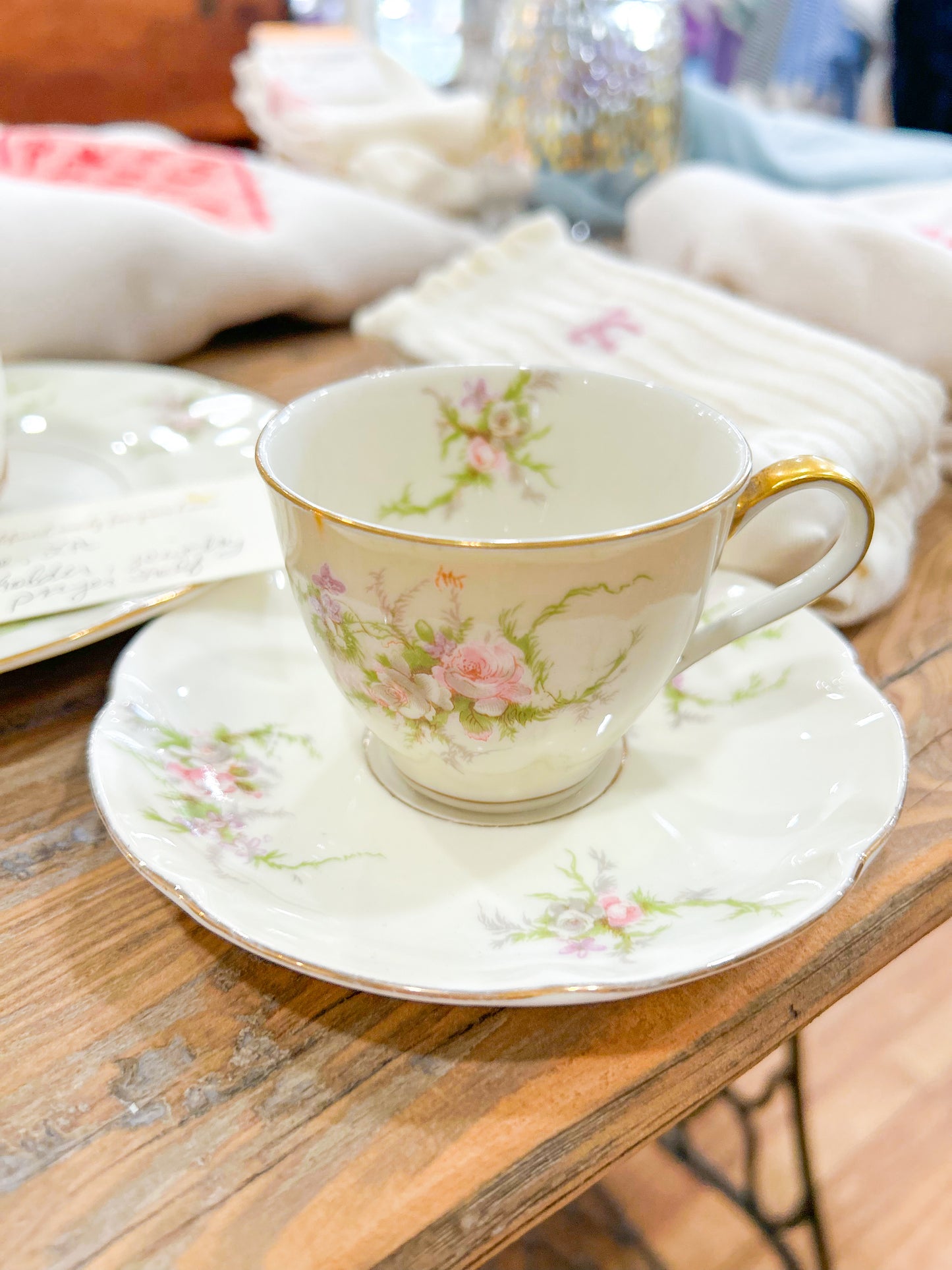 Sunday Garden Cup and Dish Set