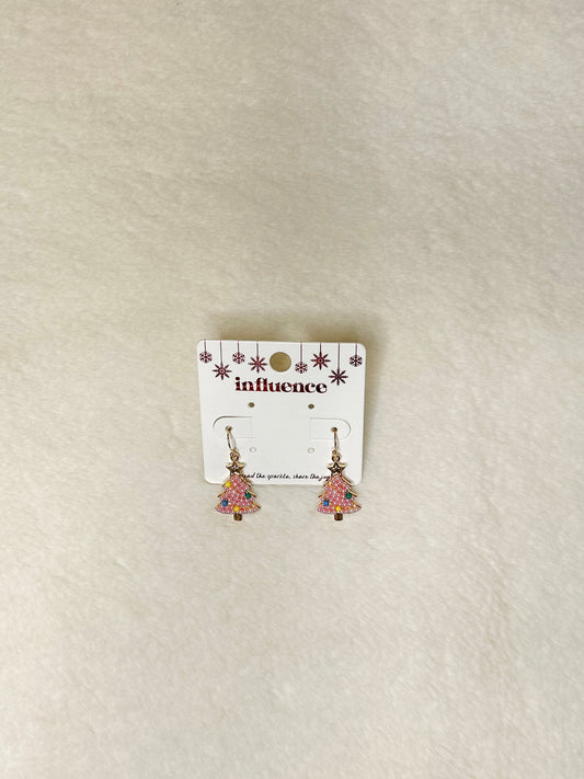 Evergreen Dreams Christmas Tree Earrings