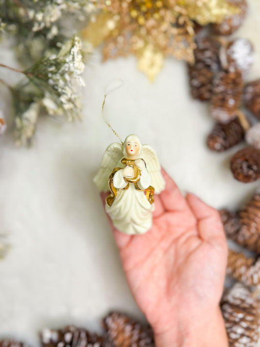 Mikasa Herald Angel Porcelain Ornament-Ornament 4