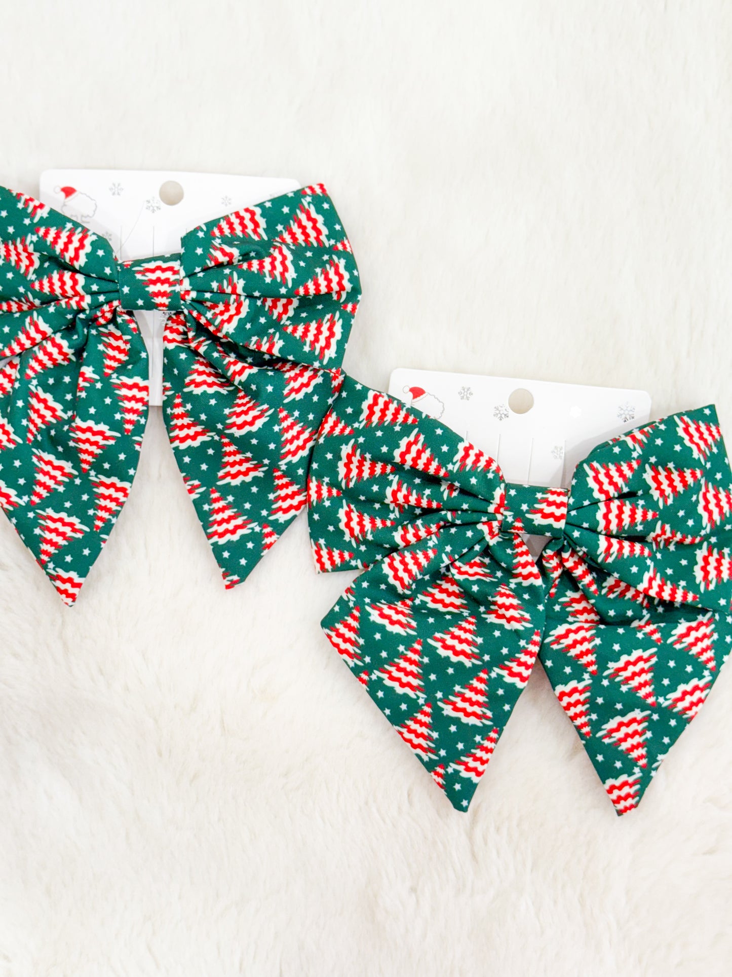 Christmas Hair Bow- Christmas Tree 4