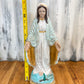 14" Cement Hand Painted Mary Statue