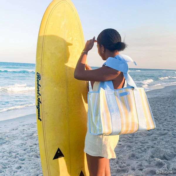 Case-Mate Jelly Tote-Cabana Stripe Bow