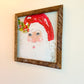 Saint Nick Santa Framed Art 18x18