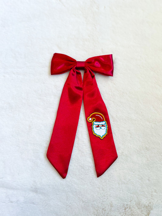 Santa Silk Bow