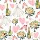 Beau Bottles Wedding Romance- La Marca Edition Champagne Bottle Wrap