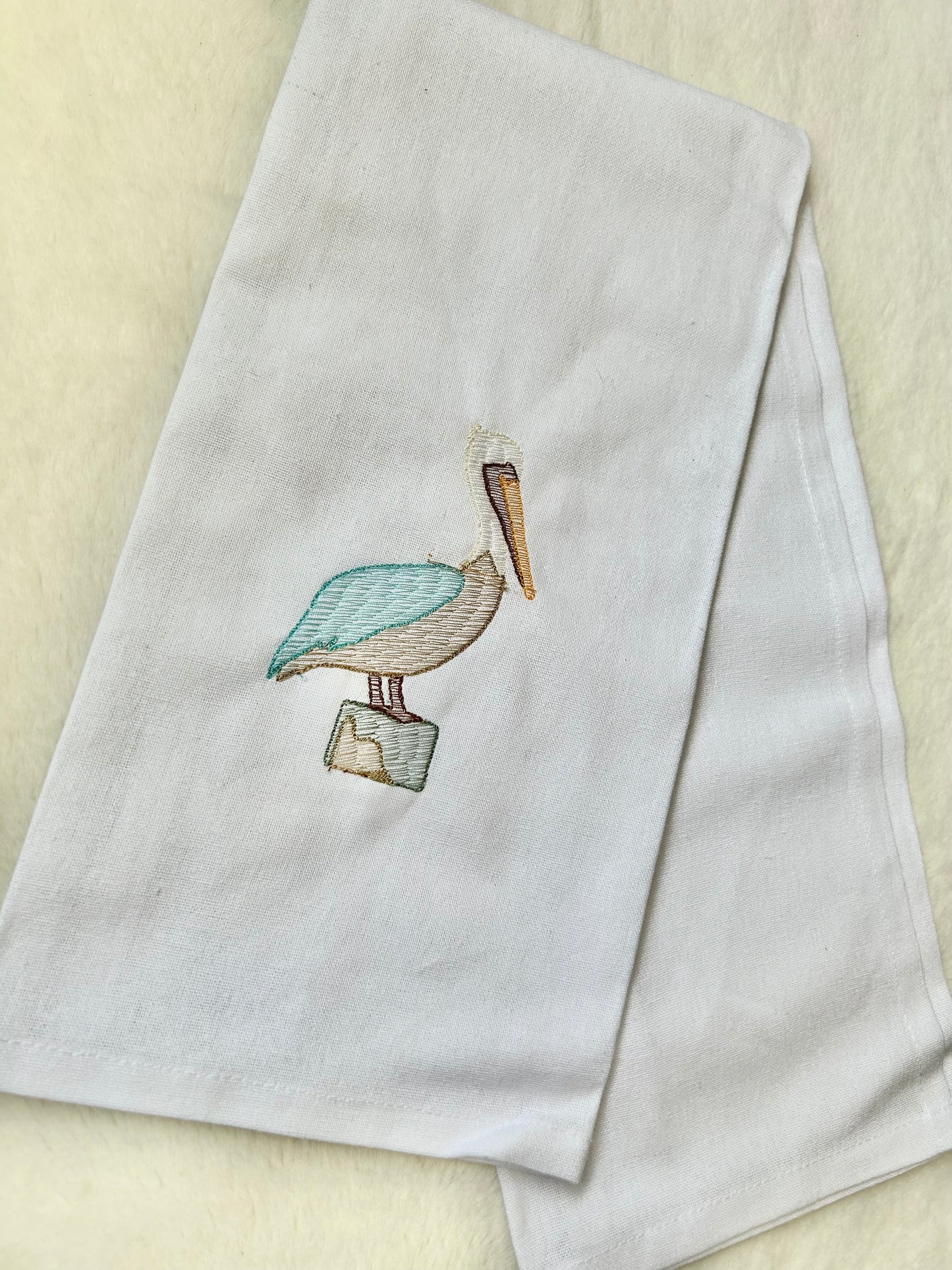 Louisiana Brown Pelican Towel by Love Holly B