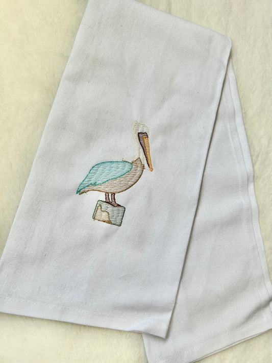 Louisiana Brown Pelican Towel by Love Holly B