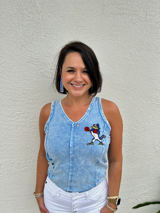 Blue Jay Vintage Blue Tank