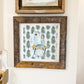 Christmas Tree Nativity Framed Art 12x12