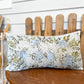 Ga Blue and White Hydrangeas Lumber Pillow