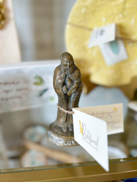 St. Luke Bronze-Finish Statue