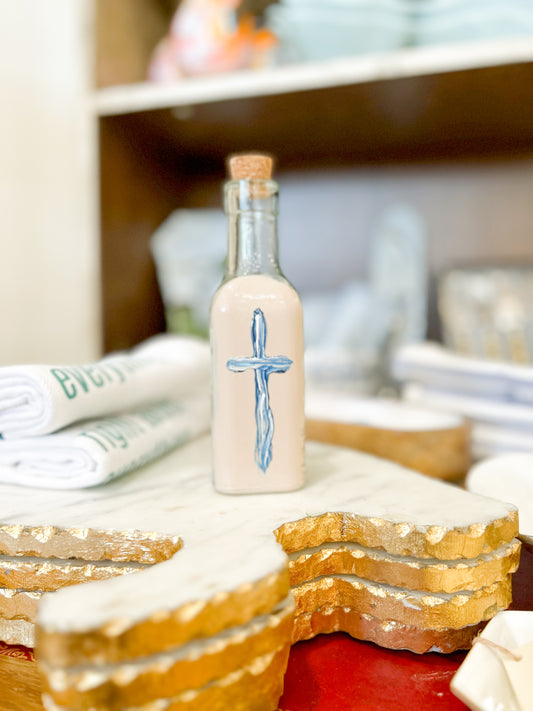 Cross of Blessings Holy Water Container