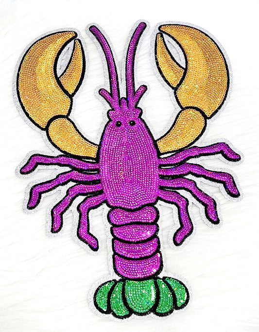 Patch- Mardi Gras Crawfish