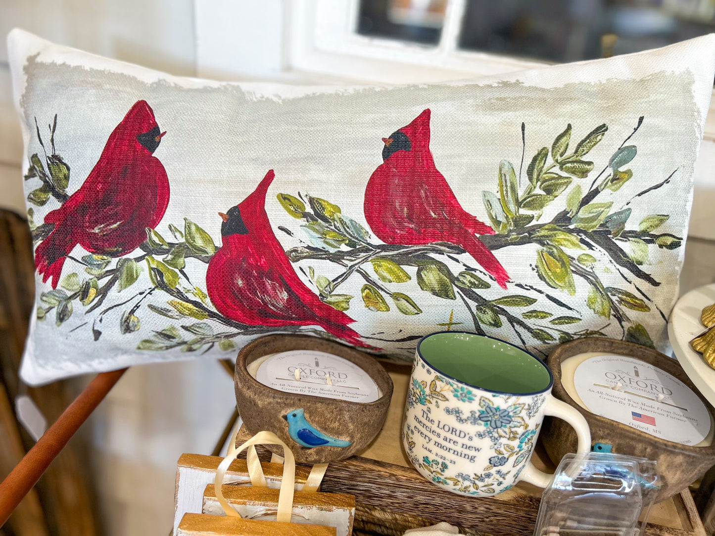 GA Cardinals Lumbar Pillow