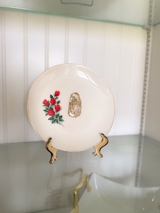 Southern Rose Prayer Dish