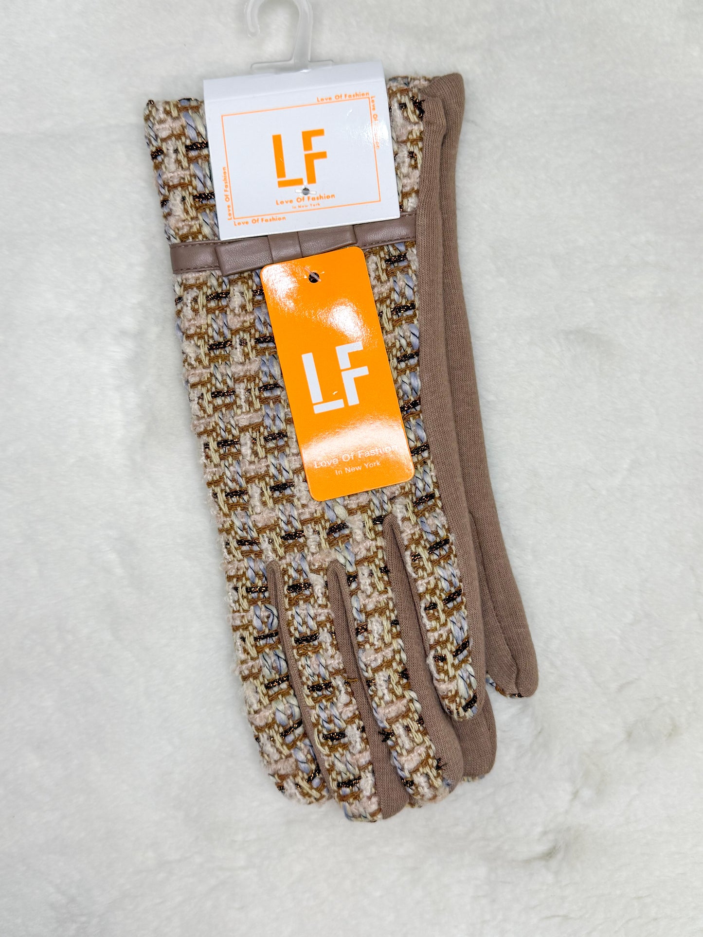 Love of Fashion Winter Gloves- Beige