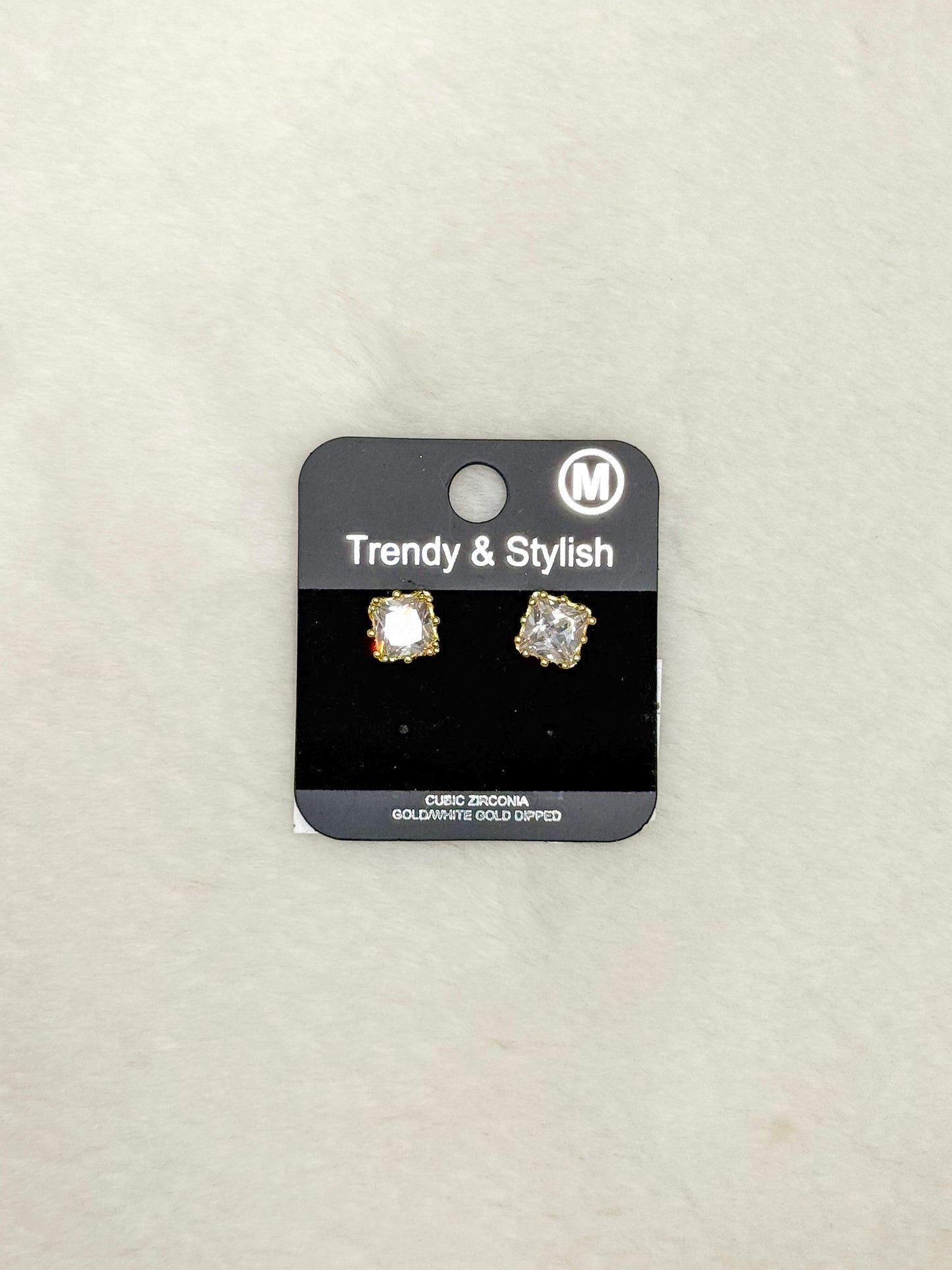 Florence Diamond Drop Stud Earrings