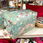 Boho Chic Cosmetic Bag Teal/Coral Pattern