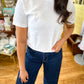 White- Basic Fit T-Shirt Comfort Colors