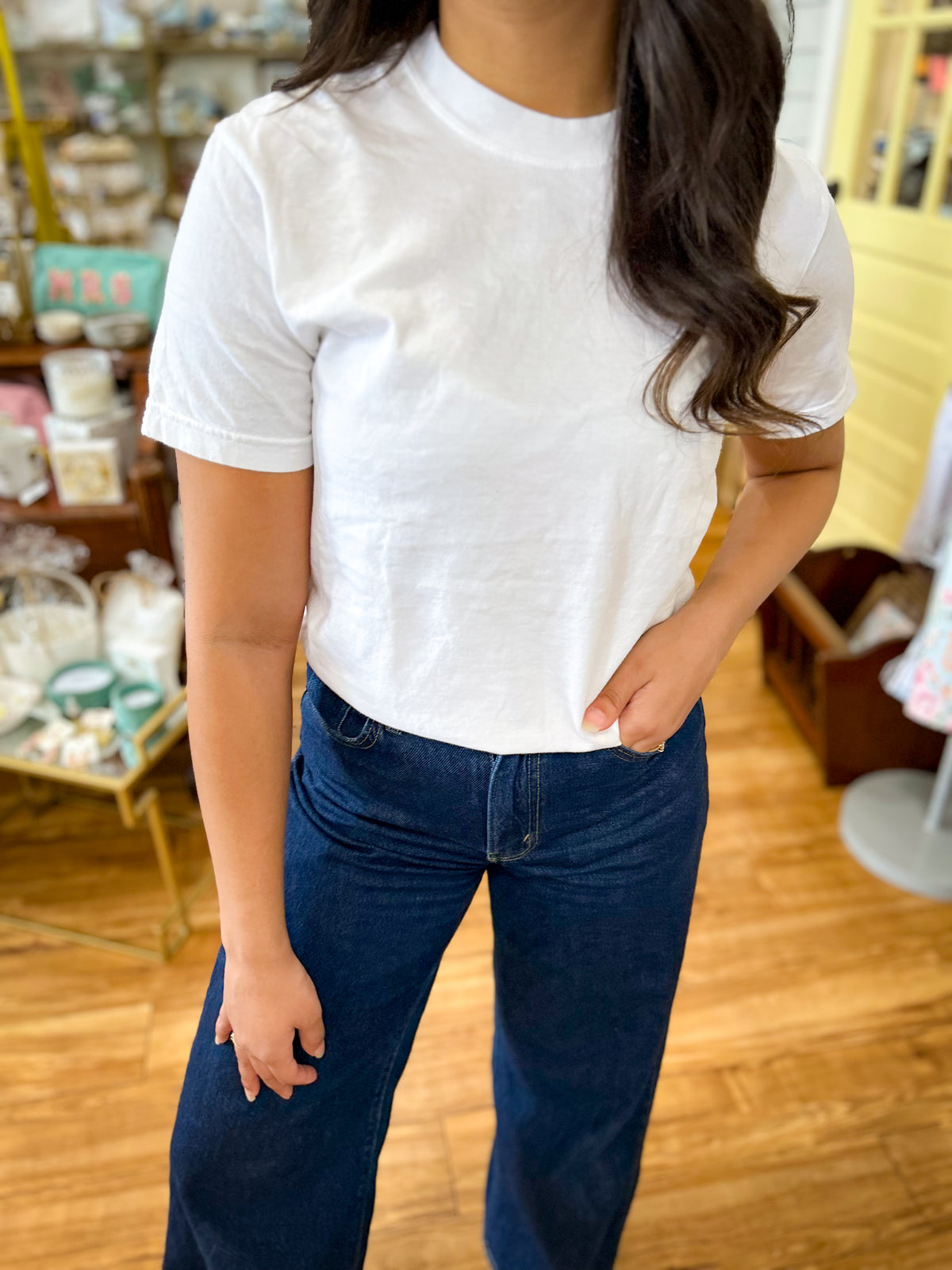 White- Basic Fit T-Shirt Comfort Colors
