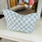 Checkered Cosmetic Bag