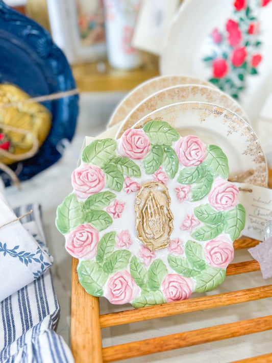 Margaret’s Rose Blessing Plate