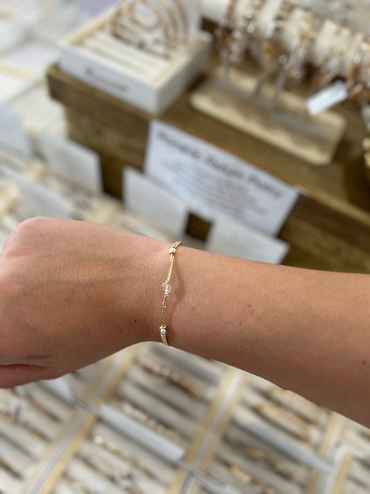 Be the Change- White Topaz April