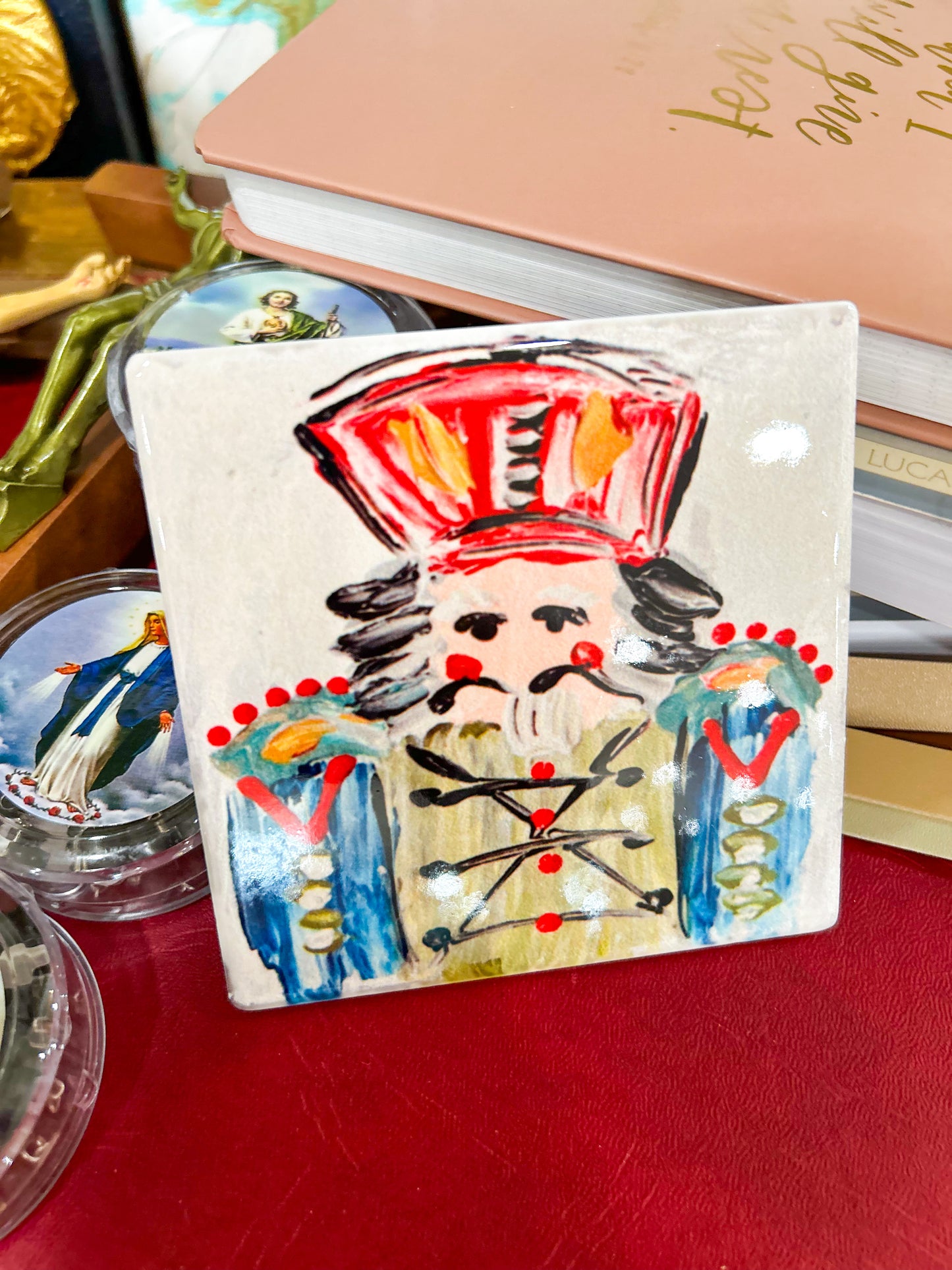 GA Red Nutcracker Coaster