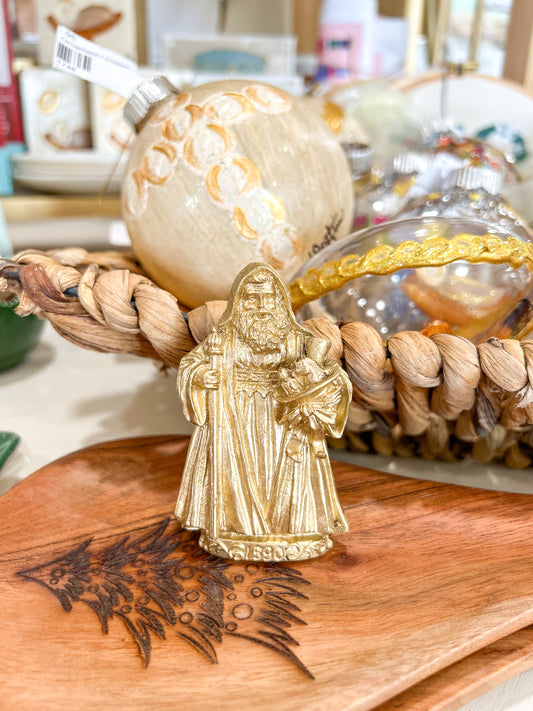 Golden Santa Magnet 1590
