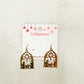 Away in the Manger Nativity Christmas Earrings