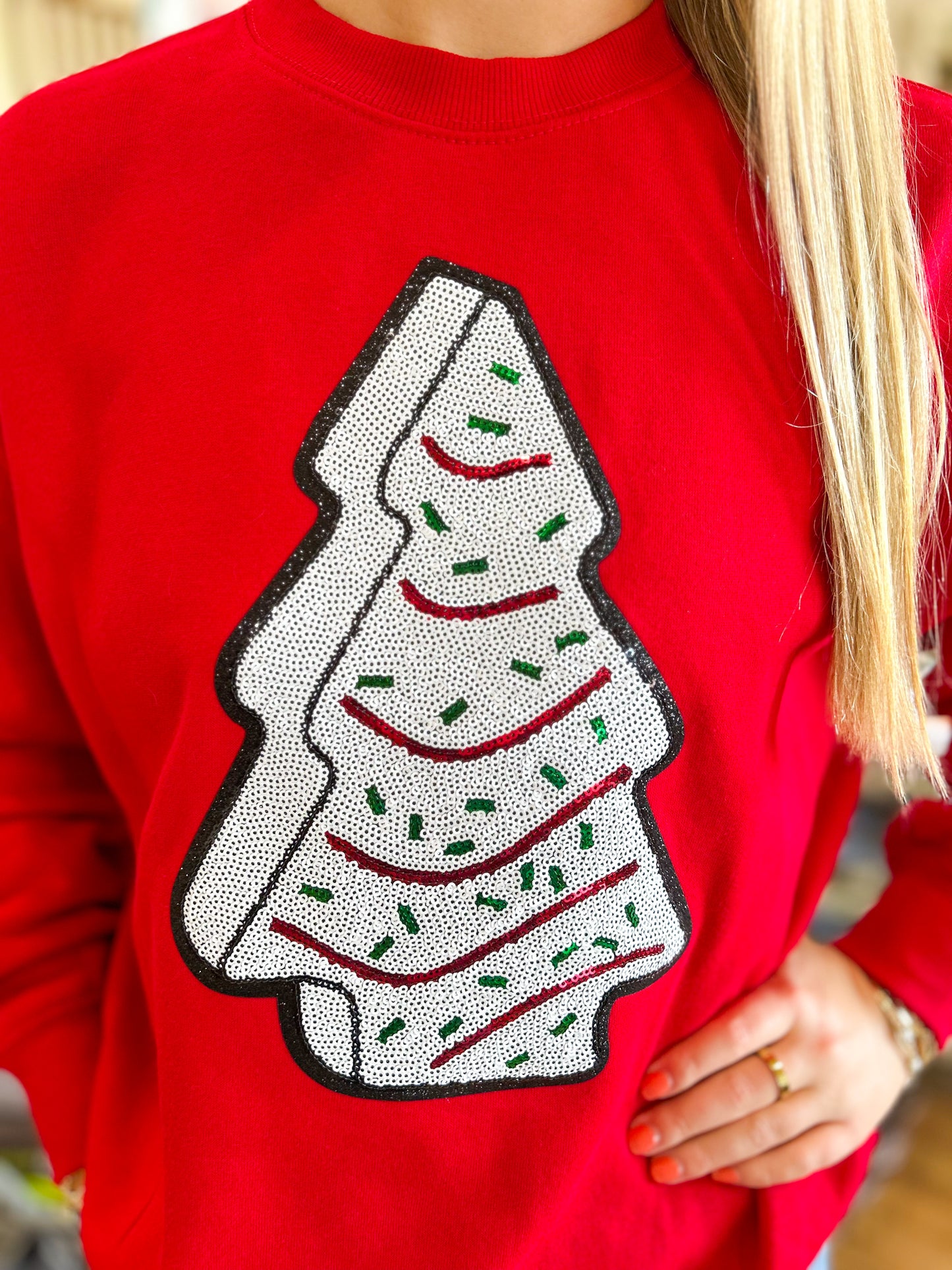 Little Debbie Red Christmas Sweatshirt