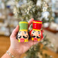 Red/Green Nutcracker Salt Shakers