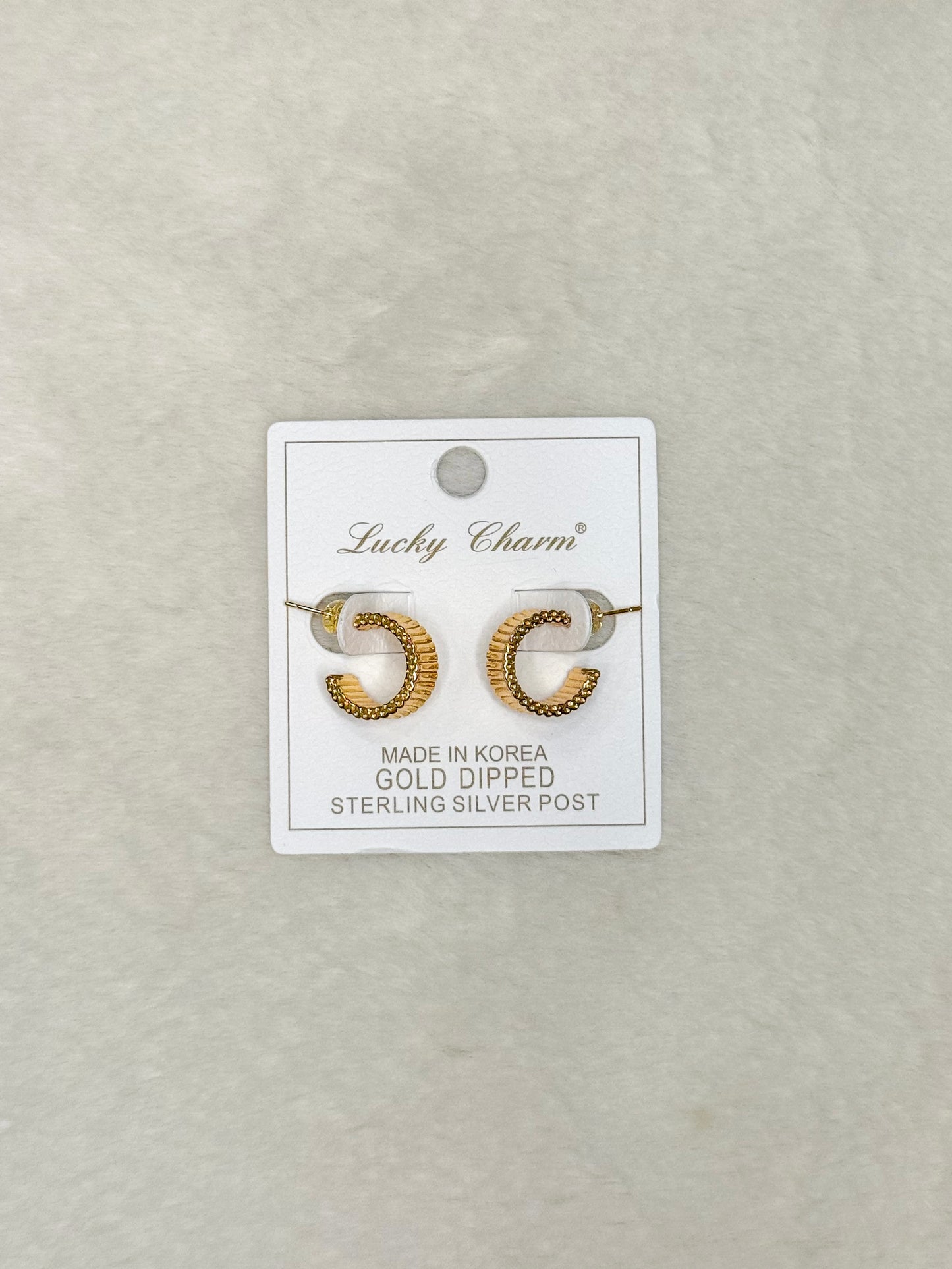 Tinsley Gold Huggie Hoops Earrings