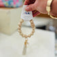Rubber Bead Keychain