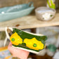 Vintage Ceramic Daisy Gravy Boat