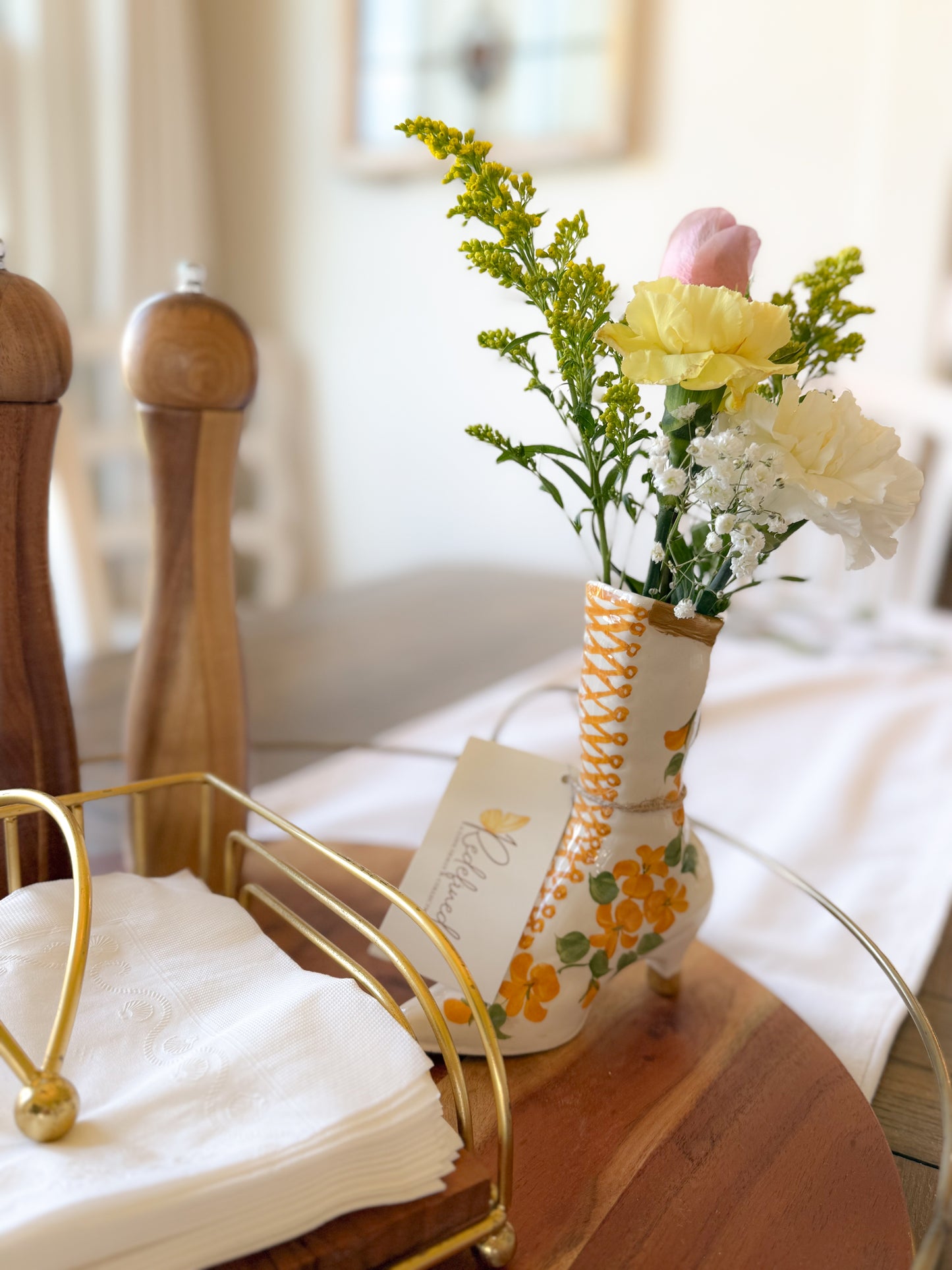 Sweet Tea & Sunshine Glass Collectable Boot