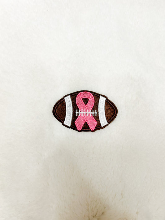 Patch- Mini Football Breast Cancer Awareness