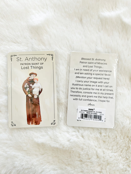 St. Anthony Prayer Pocket Cards