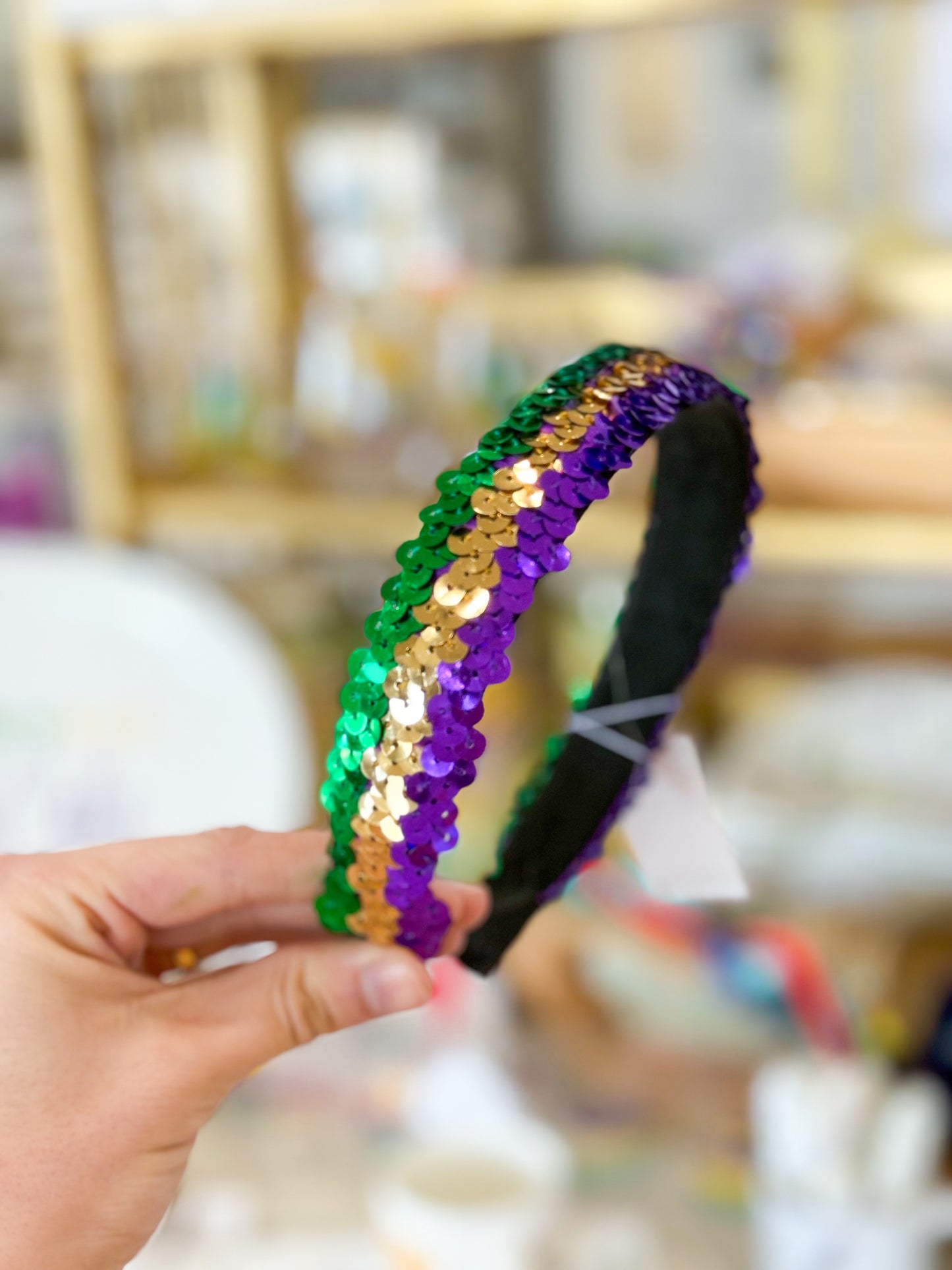 Mardi Gras Mambo Sequin Headband