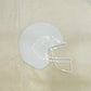 Patch- White Sequin Football Helmet