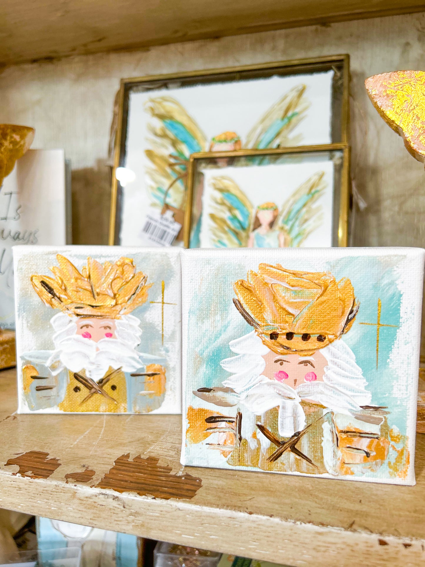 Gospel News 4X4 Old World Nutcracker Canvas Art