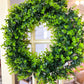24" Collapsible Faux Greenery Wreath