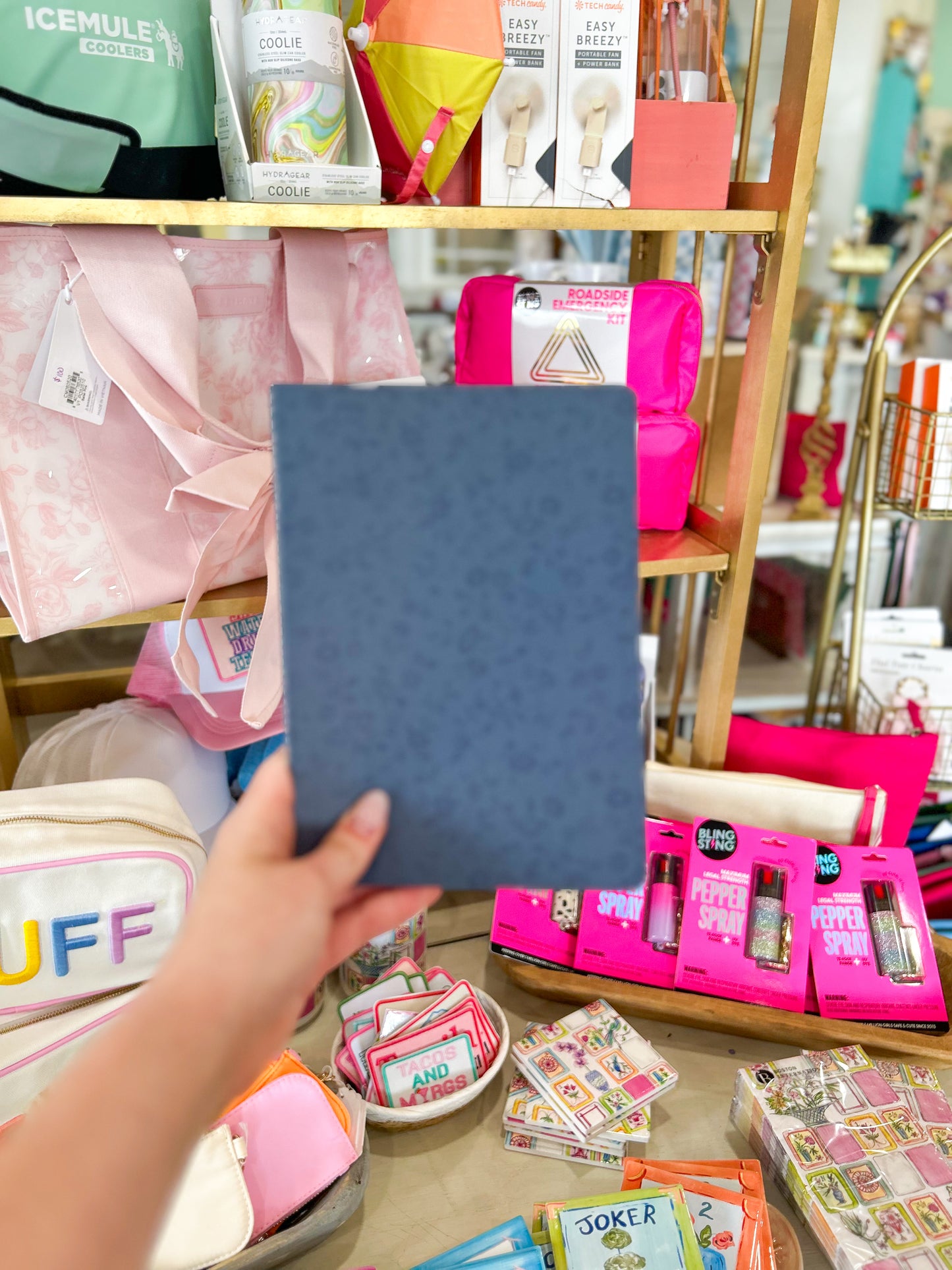 Notebook- Navy Floral