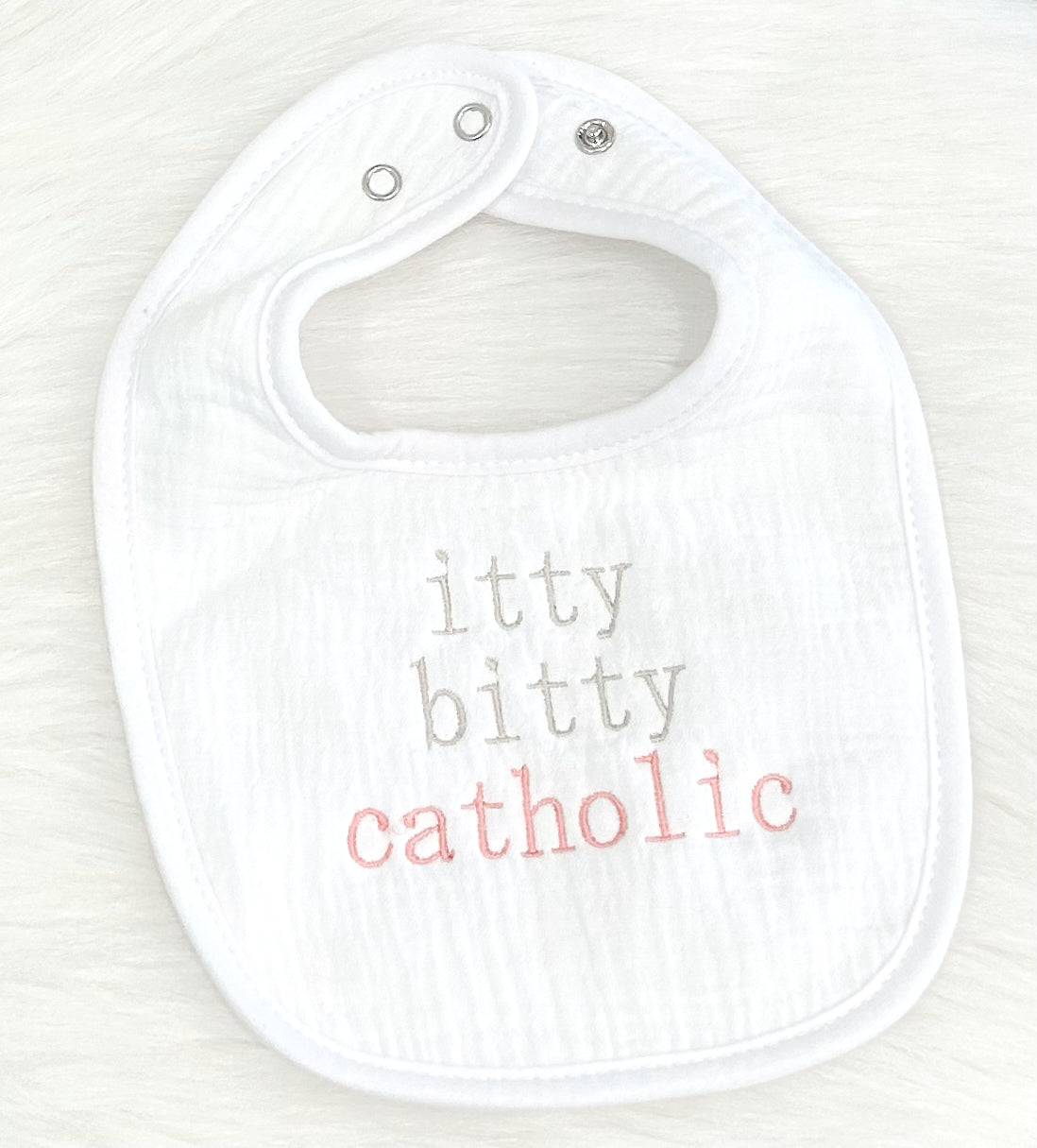 Itty Bitty Catholic Bib