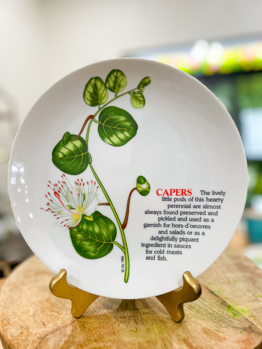 The Caper Study Plate