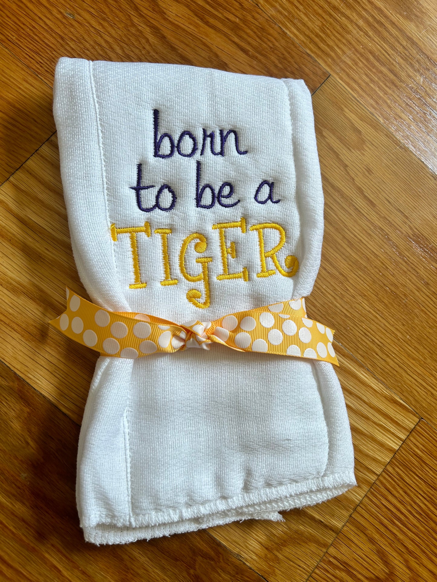 Born To Be Burp Cloth