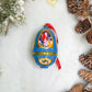 Santa’s Keepsake Porcelain Egg Ornament