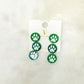 Bobcat Paw Dangle Earrings