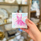 4x4 Ballerina Canvas Art Colorful