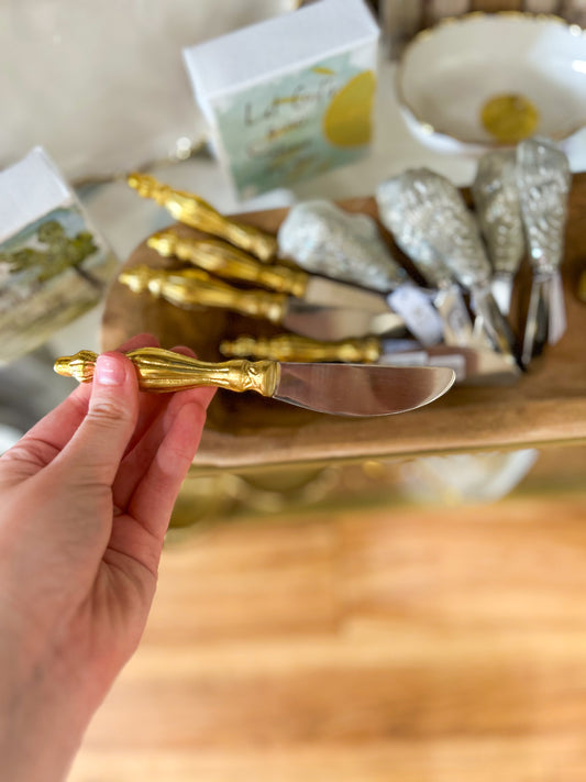 Gold Ribbed Spreader